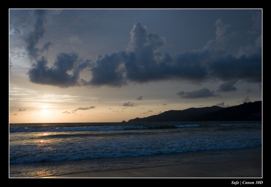 2006 - 07 - Phuket - Patong beach coucher de solieil 03